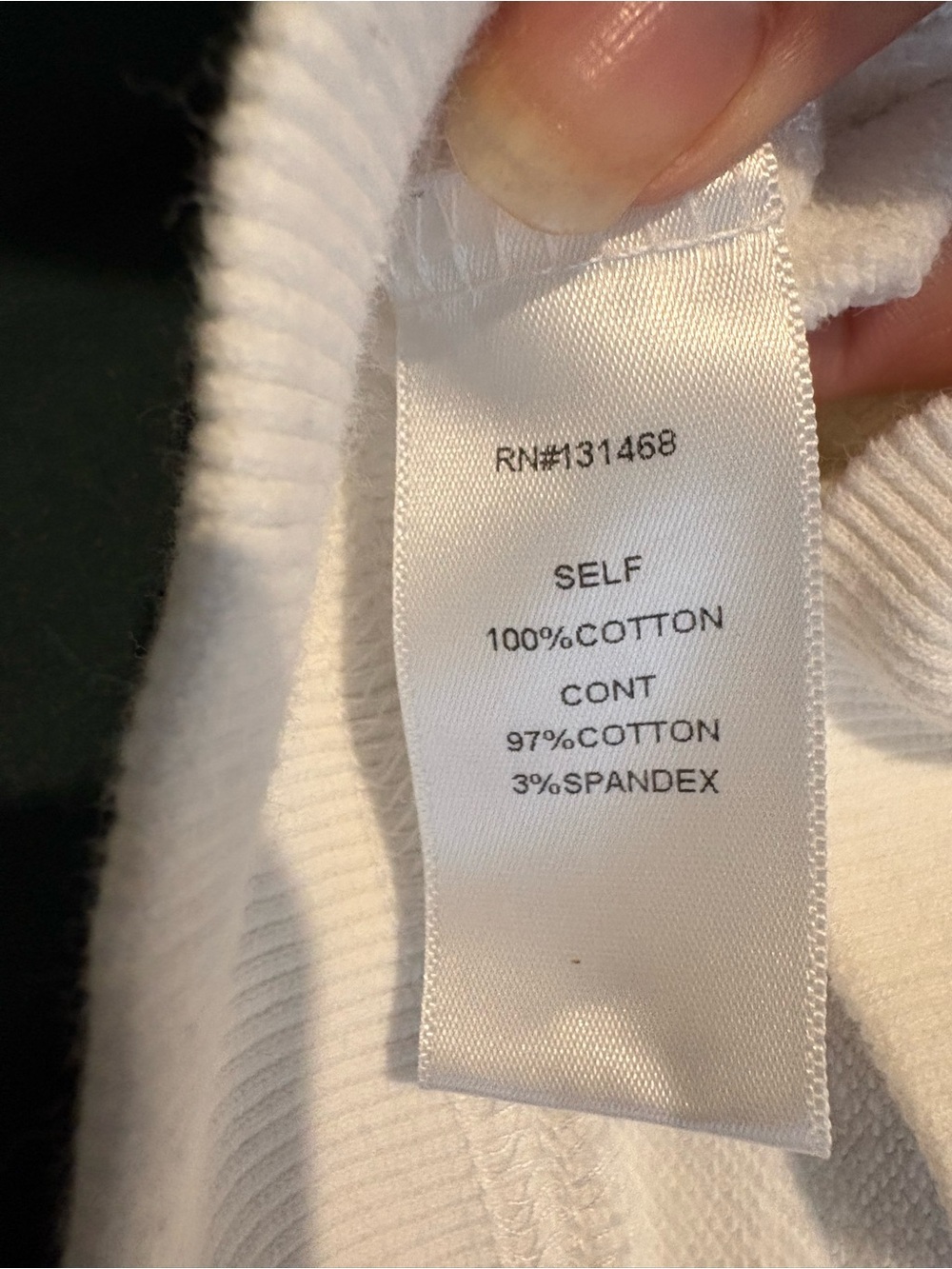 FATE Button Front Pullover 100% Cotton Sweatshirt Ruffle Sleeve Size S #946CL - Picture 8 of 8